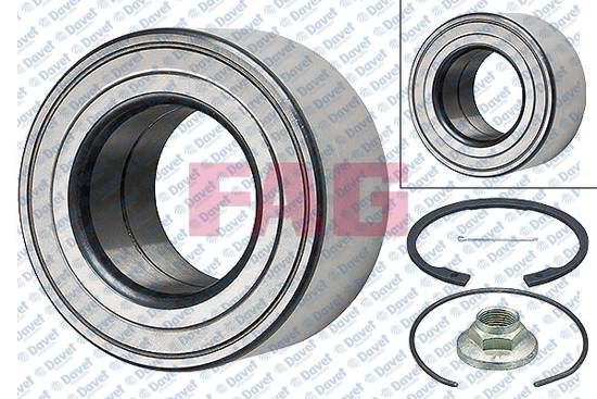 FAG 713619510 On Teker Rulmani Kit Hyundai Accent 2000 2005 Era 2006> Getz 2002> Rio 2005> Blue 2011>